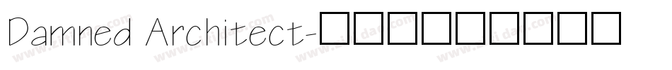 Damned Architect字体转换